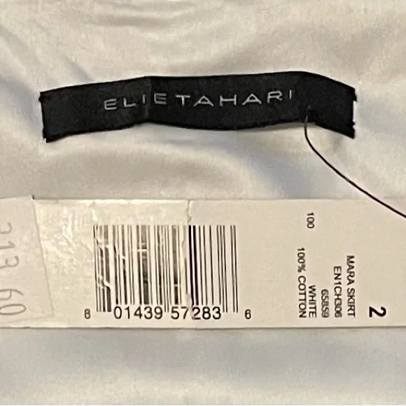 Elie Tahari Mara Skirt Embroidered NWT - Picture 5 of 6
